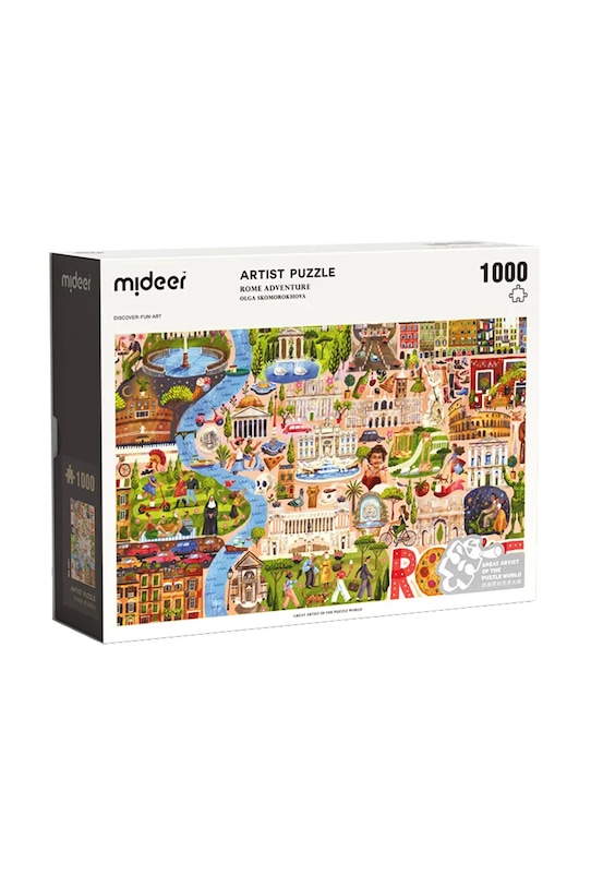 Mideer művészi puzzle Przygoda w Rzymie 1000 elementów többszínű MD3267