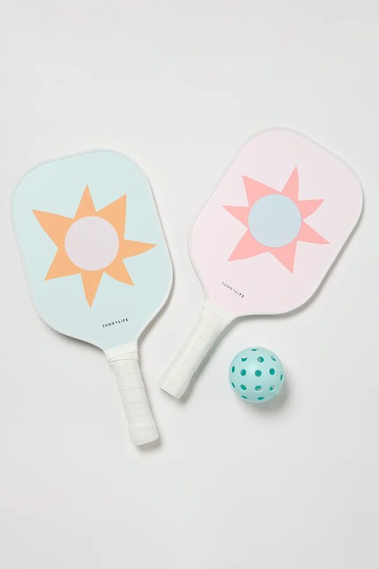 Комплект ракети и плажни топки SunnyLife Pickleball Set Rio Sun Multi многоцветен S51WPBUM
