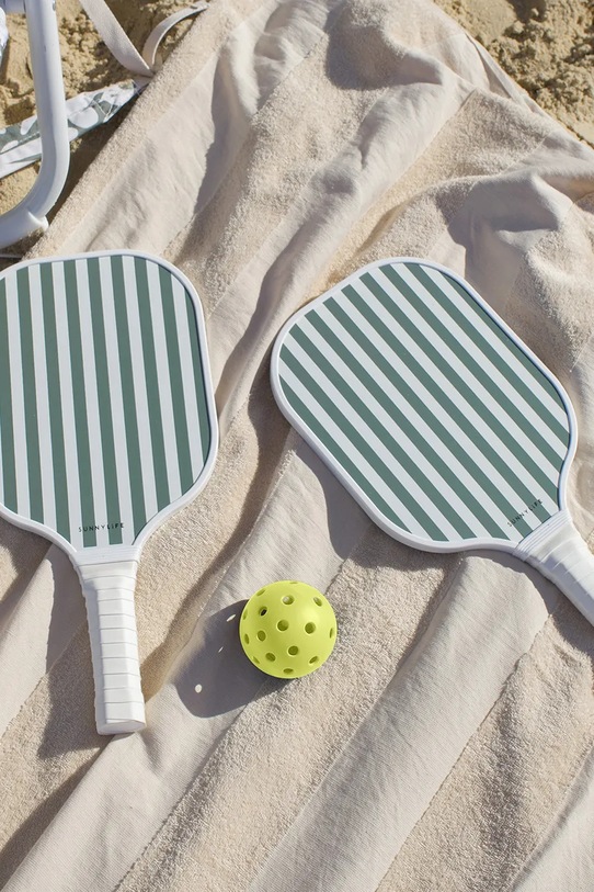 Set vesla i lopta za plažu SunnyLife Pickleball Set The Vacay Olive zelena S51WPBOL