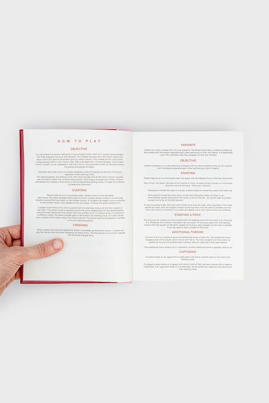 Desková hra - ludo Luckies of London The Games Library: Ludo In A Book vícebarevná LK.TGLLUDO