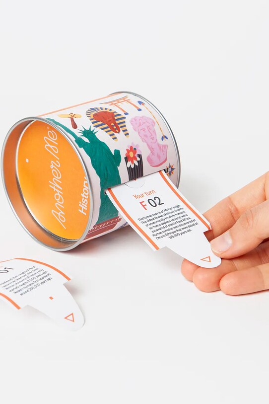 Σετ αυτοκόλλητων σημειώσεων Another Me 100 Curious Facts, English AM100FBOHIE πολύχρωμο AA00