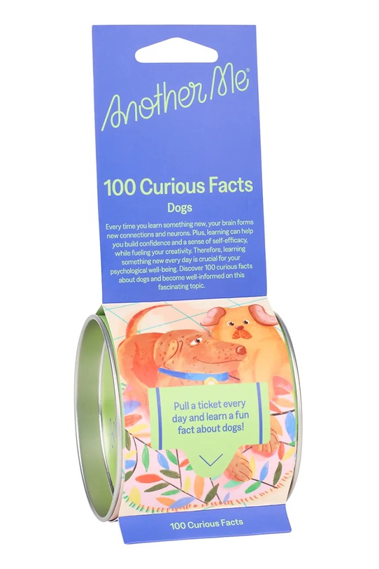 Another Me set de sticky notes 100 Curious Facts, Dogs, English multicolor AM100FBODOE