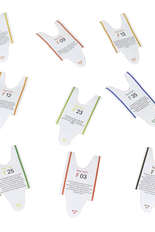 Lifestyle Another Me set de sticky notes 100 Curious Facts, LGBTQ+, English AM100FBOLGE multicolor