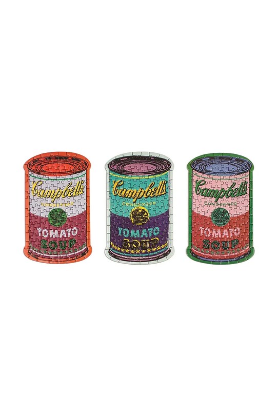 Galison puzzle într-o cutie Andy Warhol Soup Cans 3-pack multicolor 66930