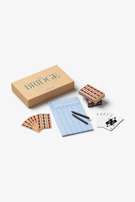 Επιτραπέζιο παιχνίδι Printworks Bridge S 23 × 14 × 4 cm μπεζ PW00719