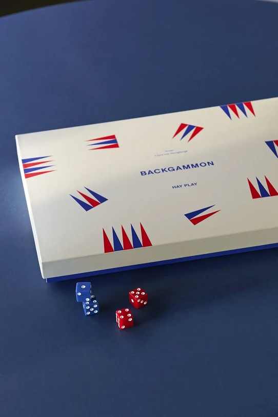 HAY gioco da tavola Backgammon 26 x 37 x 3 cm multicolore AB412.A951.AB90