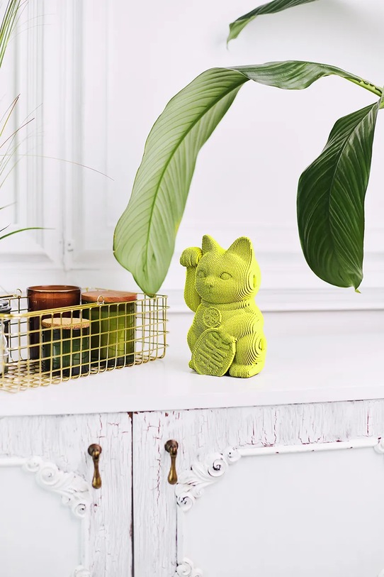 Cartonic puzzle 3d Lucky Cat 30 × 20 × 6 cm bej CARTLUCK