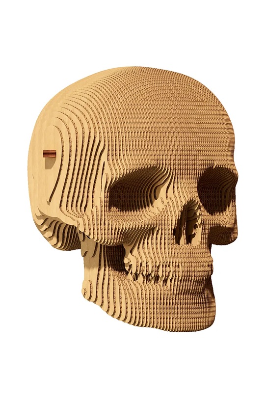 Cartonic puzzle 3d Skull 11,7x10,1x16,6 cm CARTSKUL beżowy AA00