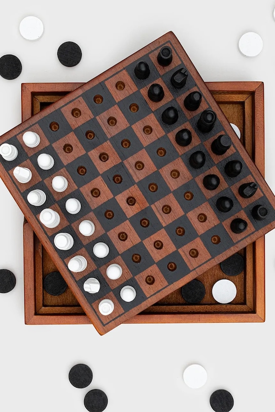 Luckies of London szachy 14,3 x 14,3 cm multicolor LK.IAGCC