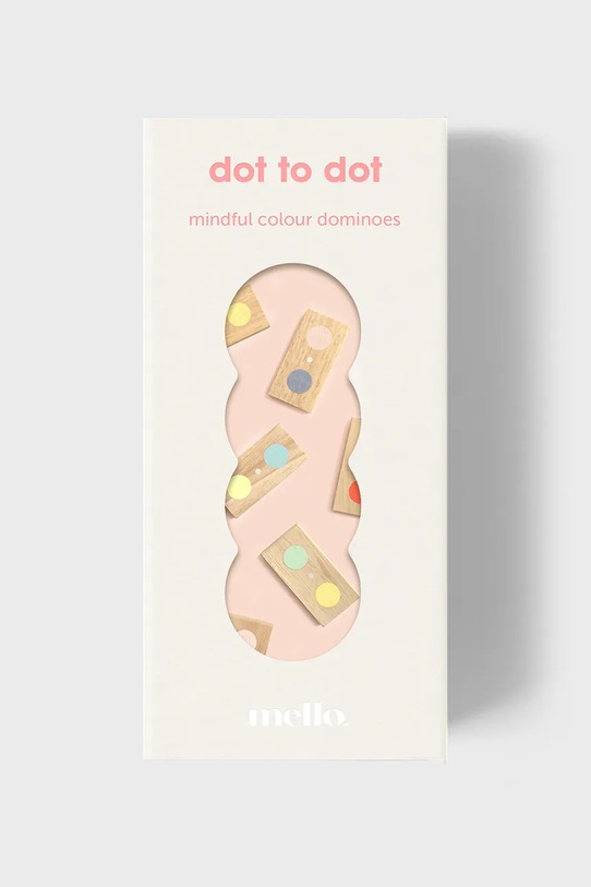 Luckies of London domino 8,2 x 20,6 x 4 cm multicolor LK.MEDTD