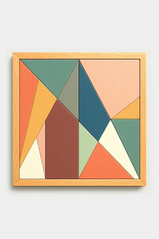 Luckies of London układanka drewniana Colorgram 14 x 19 cm LK.MECOL multicolor AA00