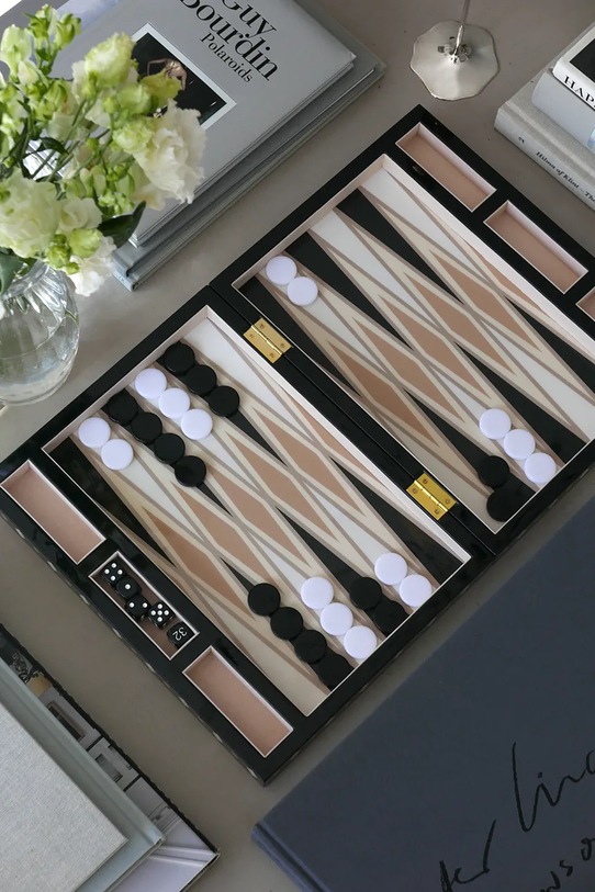 Printworks gra planszowa Lacquered Backgammon 24 x 31 cm PW00772