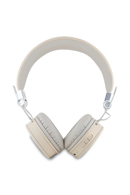 Lifestyle Guess căști wireless Grained Classic Round Shape GUBH70PGTSPSE bej