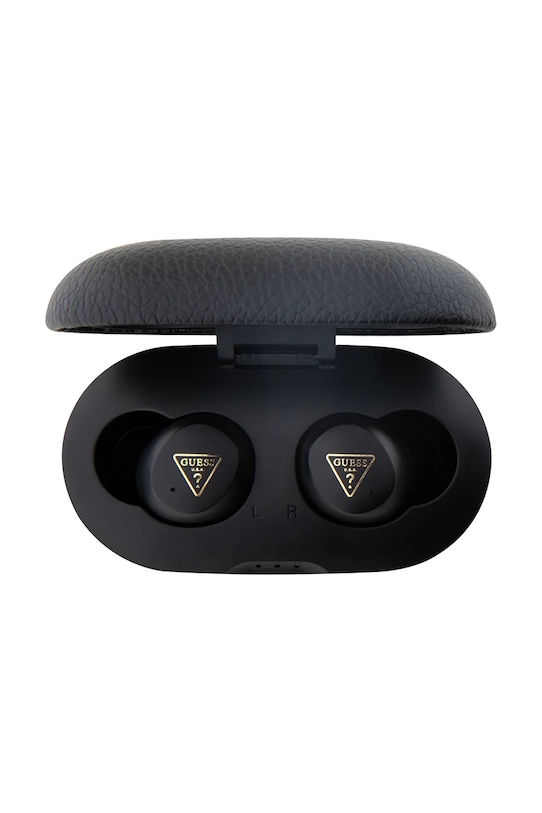 Lifestyle Ασύρματα in-ear ακουστικά Guess Grained Classic Logo GUTWSPGTSPSK μαύρο
