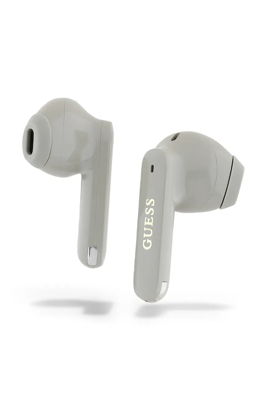 Bezdrôtové slúchadlá Guess Elongated Metalic Printed Logo žltá GUTWSC2MCDSD