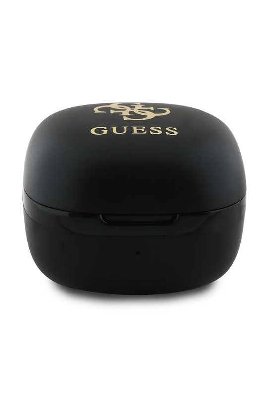 Guess słuchawki douszne bezprzewodowe Iridescent 4G Printed Logo czarny GUTWSJ144ESK