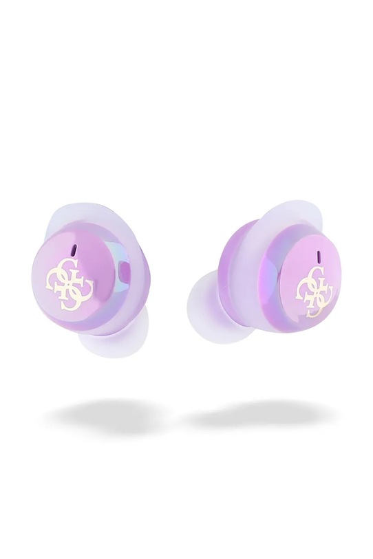 Guess căști wireless Iridescent 4G Printed Logo GUTWSJ144ESU violet AA00