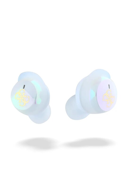 Guess vezeték nélküli fülhallgató Iridescent 4G Printed Logo GUTWSJ144ESH fehér AA00