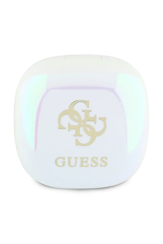 Decor Bezdrôtové slúchadlá Guess Iridescent 4G Printed Logo GUTWSJ144ESH biela