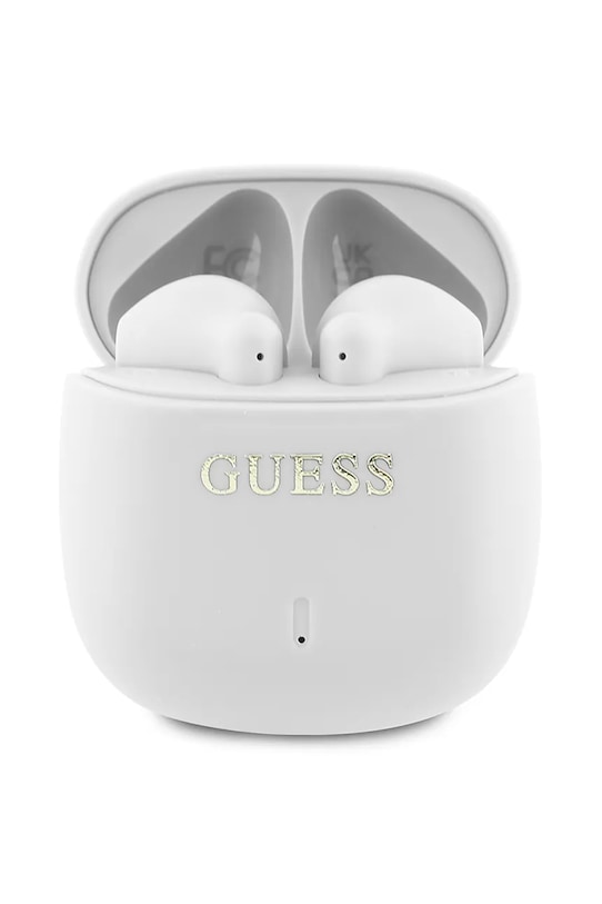 Bezdrôtové slúchadlá Guess Printed Classic Logo biela GUTWSJ14ESGH
