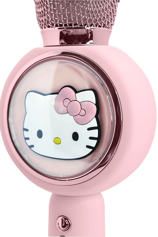 Lifestyle OTL mikrofon bezprzewodowy x Hello Kitty PopSing LED HK1210 różowy