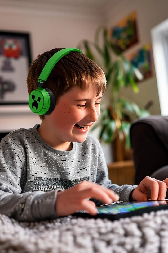 OTL căști wireless pentru copii, tip on-ear x Minecraft MC1231