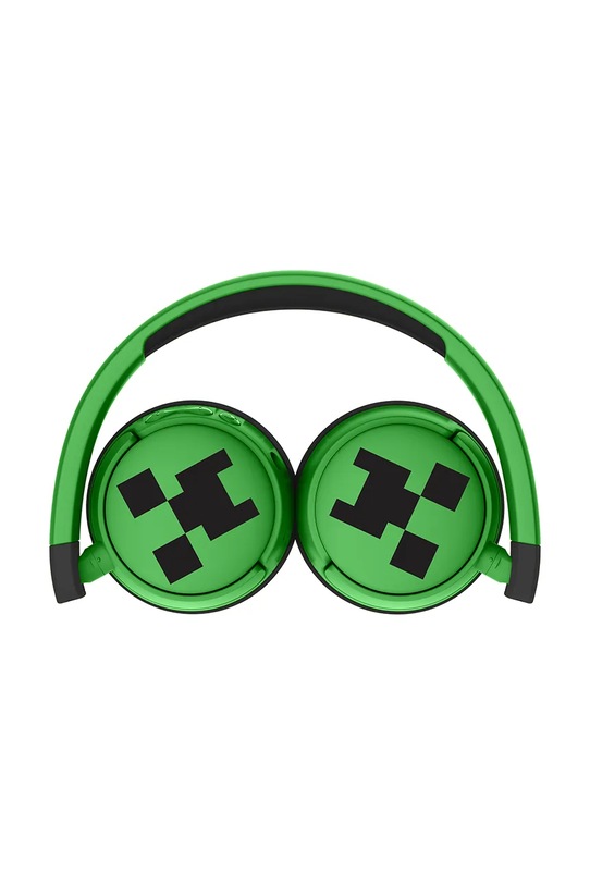 Lifestyle OTL căști wireless pentru copii, tip on-ear x Minecraft MC1231 verde