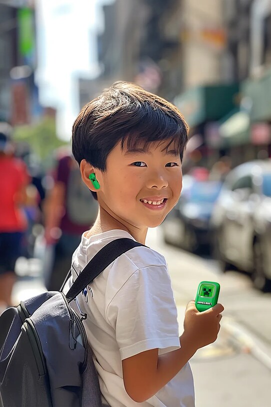 OTL căști wireless pentru copii, tip in-ear x Minecraft MC1316