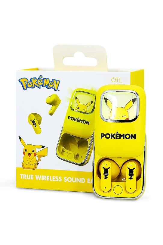 OTL căști wireless pentru copii, tip in-ear x Pokemon PK1270 galben
