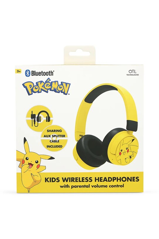 Дитячі бездротові навушники OTL x Pokemon PK1315 жовтий