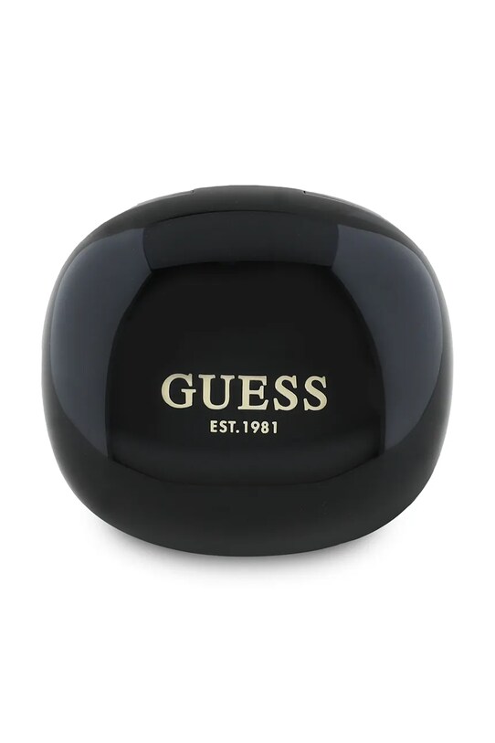 Бездротові навушники Guess Flat Classic Logo Electroplated GUTWST7FCEEK чорний