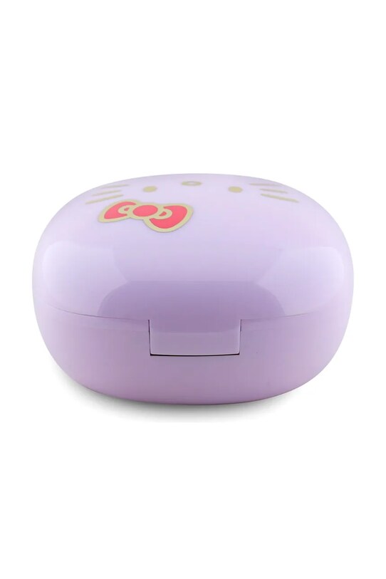 Hello Kitty słuchawki dokanałowe bezprzewodowe Hello Kitty O Glossy Finish fioletowy HKTWSROKFU