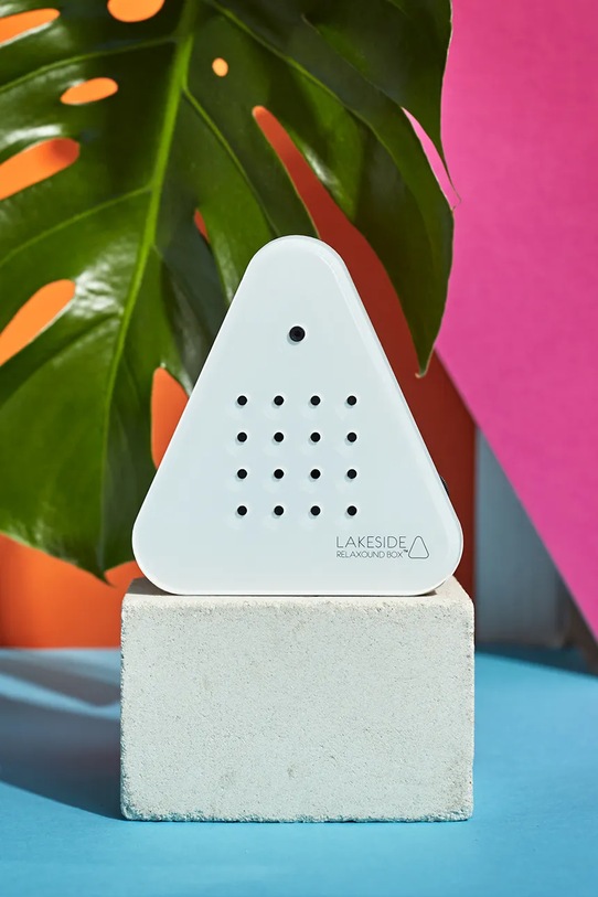 Decor Domček s upokojujúcimi zvukmi prírody Relaxound Jezioro 12 cm 11LSB0101001 biela