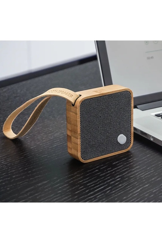 Ασύρματο ηχείο Gingko Design Mi Square Pocket Speaker 7 x 7 x 2,8 cm G005BO μπεζ AA00
