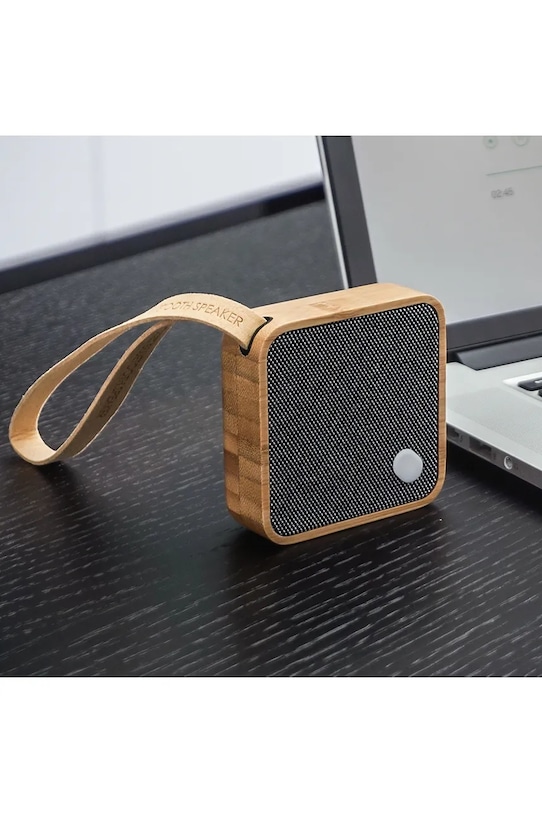 Ασύρματο ηχείο Gingko Design Mi Square Pocket Speaker 7 x 7 x 2,8 cm G005BO μπεζ AA00