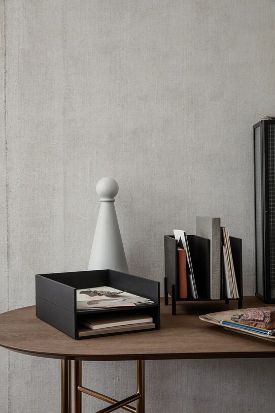 Настільний органайзер ferm LIVING Letter Tray 100156108 чорний AA00