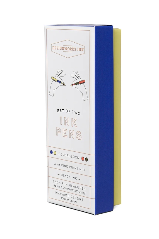 Designworks Ink tollkészlet Colorblock Pens Cobalt 2 db DCBS.1013EU többszínű AA00