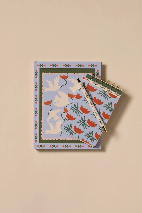 Σημειωματάριο Designworks Ink A Dopo Flower Journal πολύχρωμο JB68.1003EU