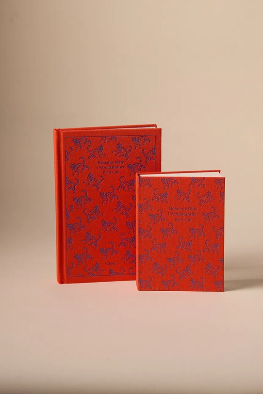 Zápisník Designworks Ink Reasons Why I Would Rather Be A Cat Journal červená JB86.1112EU