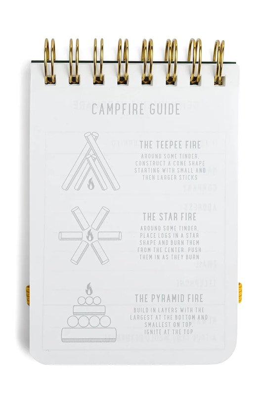 Gentlemen's Hardware vízálló zsebfüzet Pocket Waterproof Note Book GEN844UK zöld AA00