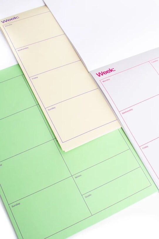 Lifestyle Εβδομαδιαίο ημερολόγιο Helio Ferretti 21 x 29,7 cm 122560 πράσινο