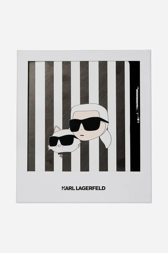 Блокнот и ручка Karl Lagerfeld Ikon мультиколор A1W42016
