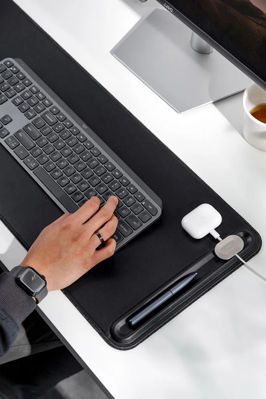 Orbitkey podkładka na biurko Slim Black 80 x 31 x 0,5 cm WDS1.BLK.105
