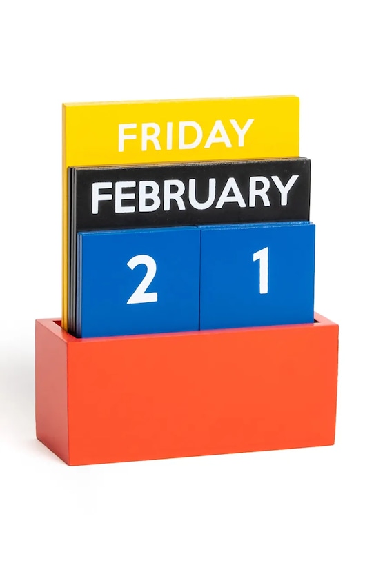 Helio Ferretti kalendarz biurkowy 10 x 4 x 12,2 cm multicolor 122166.