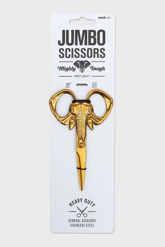 Ножиці Luckies of London Elephant 12,5 cm SK.SCISSORELPH1 жовтий AA00