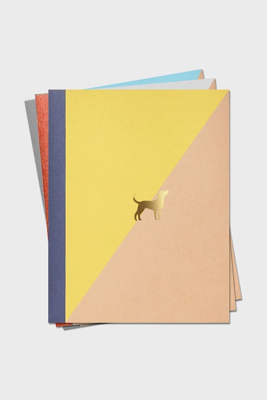 Luckies of London notatnik 3-pack multicolor GW.NOTEBKDOG1