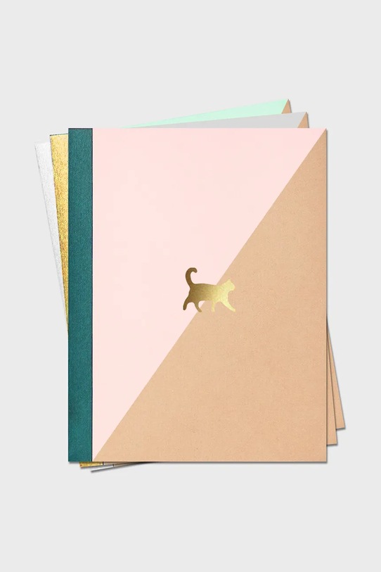 Luckies of London notatnik 3-pack multicolor GW.NOTEBKCAT1