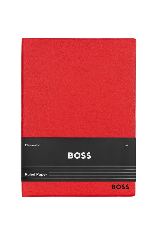 BOSS notatnik Essential Red Lined A5 czerwony HNH121PL