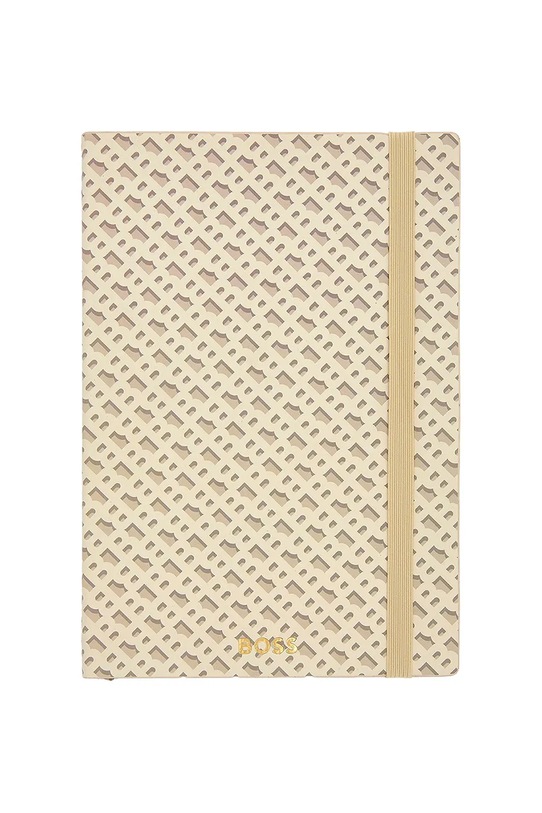 BOSS notatnik Monogram A5 HNH412GL beżowy AA00
