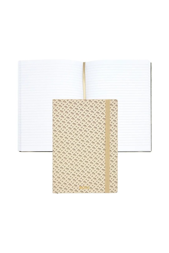 BOSS notatnik Monogram A5 HNH412GL beżowy